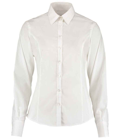 Kustom Kit K743F White Front -  Ready to be Printed by Custard Workwear - Cheap Personalised and Customised Workwear in Nottinghamshire, Derbyshire and Leicestershire