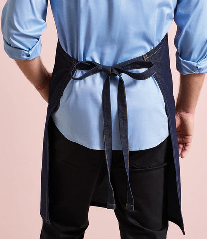 PR126 - Denim Bib Apron | Indigo Denim