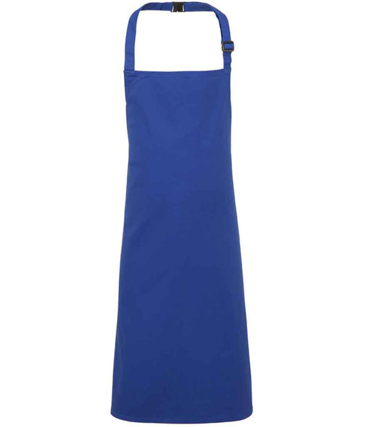 Premier PR149 Royal Blue Front - Apron Ready to be Embroidered and Printed by Custard Workwear - Cheap Personalised and Customised Workwear in Nottinghamshire, Derbyshire and Leicestershire