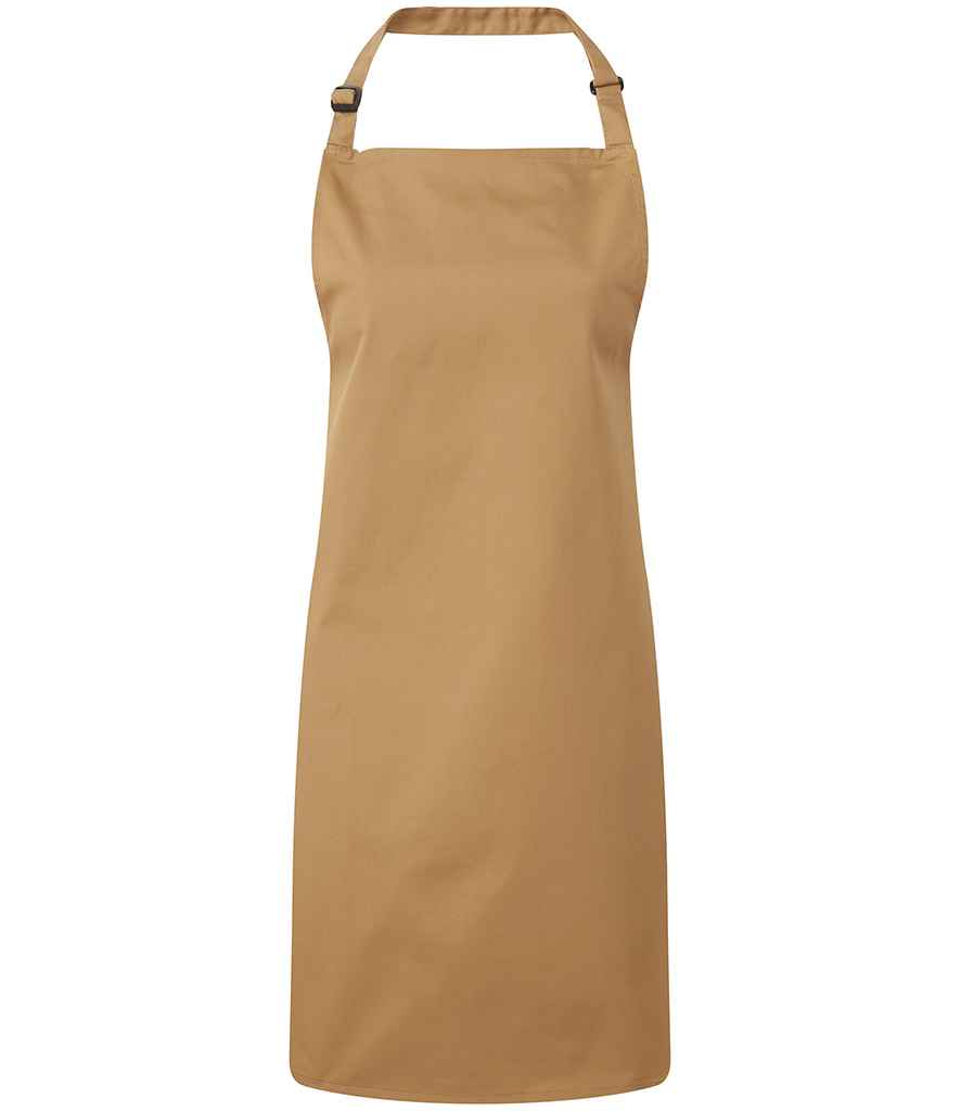 Premier PR150 Camel Front - Apron Ready to be Embroidered and Printed by Custard Workwear - Cheap Personalised and Customised Workwear in Nottinghamshire, Derbyshire and Leicestershire