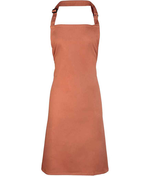 Premier PR150 Chestnut Front - Apron Ready to be Embroidered and Printed by Custard Workwear - Cheap Personalised and Customised Workwear in Nottinghamshire, Derbyshire and Leicestershire