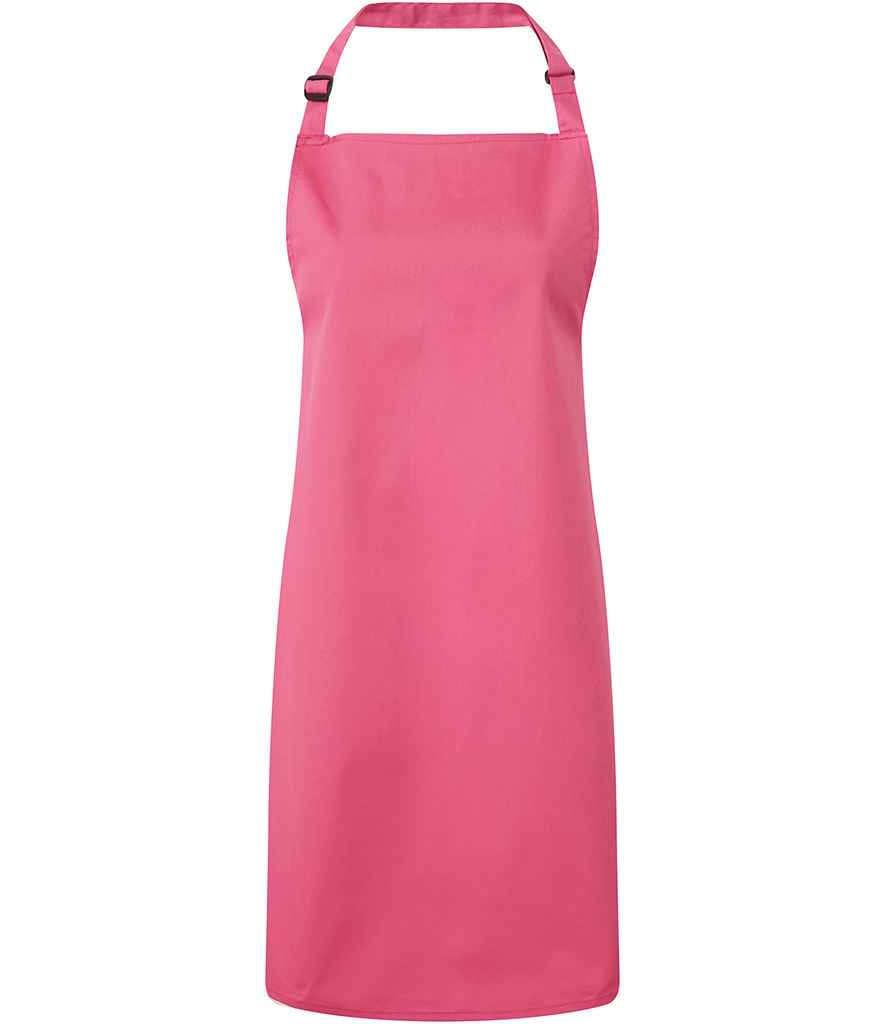 Premier PR150 Fuchsia Front - Apron Ready to be Embroidered and Printed by Custard Workwear - Cheap Personalised and Customised Workwear in Nottinghamshire, Derbyshire and Leicestershire