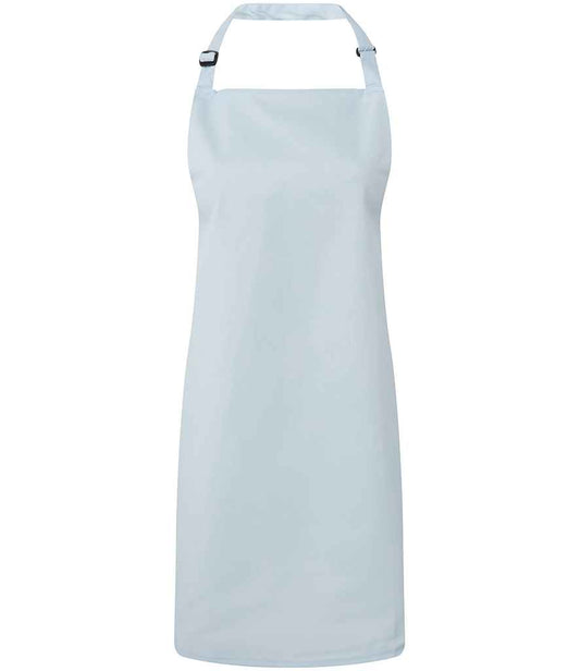 Premier PR150 Light Blue Front - Apron Ready to be Embroidered and Printed by Custard Workwear - Cheap Personalised and Customised Workwear in Nottinghamshire, Derbyshire and Leicestershire