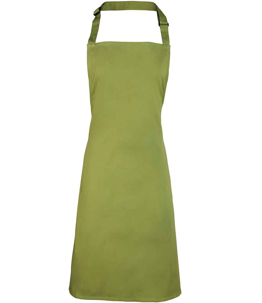 Premier PR150 Oasis Green Front - Apron Ready to be Embroidered and Printed by Custard Workwear - Cheap Personalised and Customised Workwear in Nottinghamshire, Derbyshire and Leicestershire
