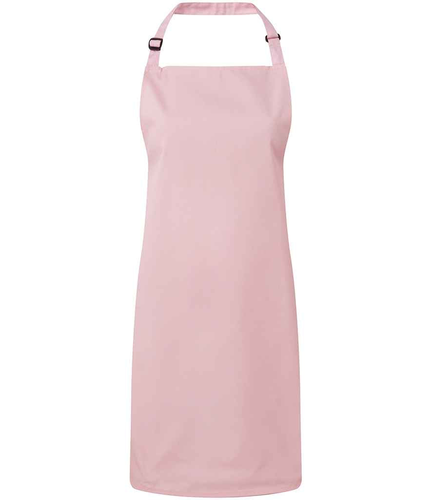 Premier PR150 Pink Front - Apron Ready to be Embroidered and Printed by Custard Workwear - Cheap Personalised and Customised Workwear in Nottinghamshire, Derbyshire and Leicestershire
