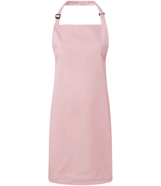 Premier PR150 Pink Front - Apron Ready to be Embroidered and Printed by Custard Workwear - Cheap Personalised and Customised Workwear in Nottinghamshire, Derbyshire and Leicestershire