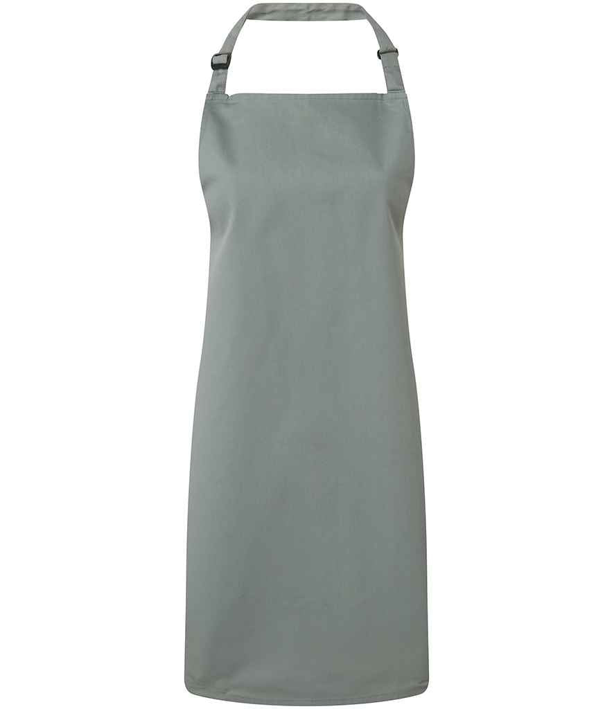 Premier PR150 Sage Front - Apron Ready to be Embroidered and Printed by Custard Workwear - Cheap Personalised and Customised Workwear in Nottinghamshire, Derbyshire and Leicestershire