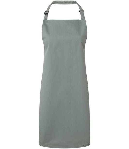 Premier PR150 Sage Front - Apron Ready to be Embroidered and Printed by Custard Workwear - Cheap Personalised and Customised Workwear in Nottinghamshire, Derbyshire and Leicestershire