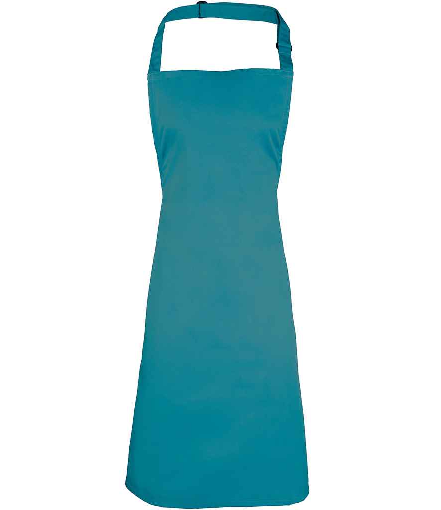 Premier PR150 Teal Front - Apron Ready to be Embroidered and Printed by Custard Workwear - Cheap Personalised and Customised Workwear in Nottinghamshire, Derbyshire and Leicestershire