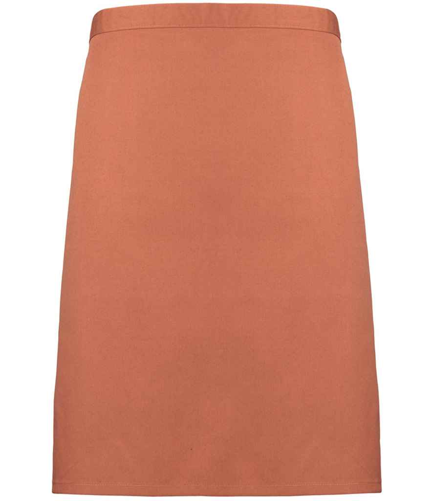 Premier PR151 Chestnut Front - Apron Ready to be Embroidered and Printed by Custard Workwear - Cheap Personalised and Customised Workwear in Nottinghamshire, Derbyshire and Leicestershire