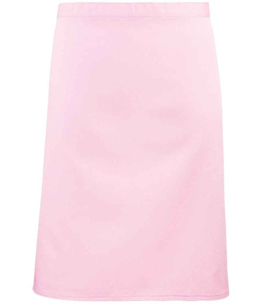 Premier PR151 Pink Front - Apron Ready to be Embroidered and Printed by Custard Workwear - Cheap Personalised and Customised Workwear in Nottinghamshire, Derbyshire and Leicestershire