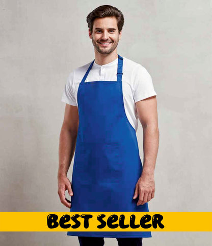 PR154 - 'Colours' Bib Apron with Pocket