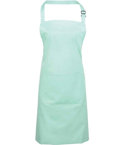 Premier PR154 Aqua Front - Apron Ready to be Embroidered and Printed by Custard Workwear - Cheap Personalised and Customised Workwear in Nottinghamshire, Derbyshire and Leicestershire