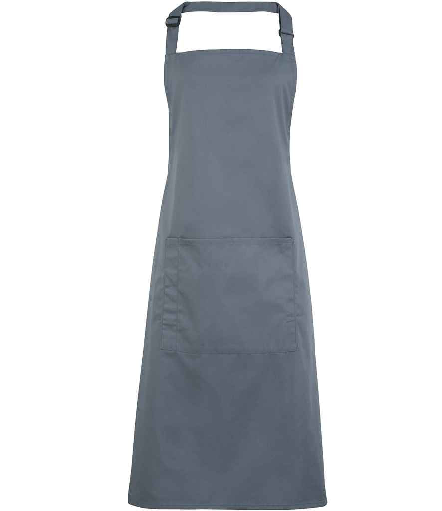 Premier PR154 Steel Front - Apron Ready to be Embroidered and Printed by Custard Workwear - Cheap Personalised and Customised Workwear in Nottinghamshire, Derbyshire and Leicestershire