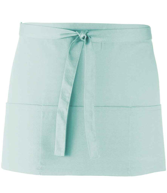 Premier PR155 Aqua Front - Apron Ready to be Embroidered and Printed by Custard Workwear - Cheap Personalised and Customised Workwear in Nottinghamshire, Derbyshire and Leicestershire