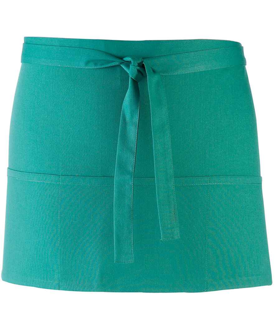 Premier PR155 Emerald Front - Apron Ready to be Embroidered and Printed by Custard Workwear - Cheap Personalised and Customised Workwear in Nottinghamshire, Derbyshire and Leicestershire