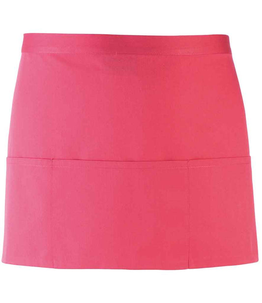 Premier PR155 Fuchsia Front - Apron Ready to be Embroidered and Printed by Custard Workwear - Cheap Personalised and Customised Workwear in Nottinghamshire, Derbyshire and Leicestershire