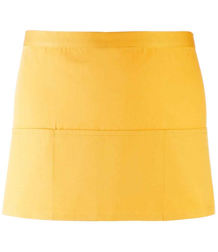 Premier PR155 Sunflower Front - Apron Ready to be Embroidered and Printed by Custard Workwear - Cheap Personalised and Customised Workwear in Nottinghamshire, Derbyshire and Leicestershire