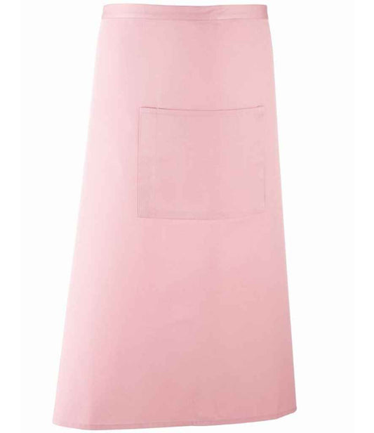 Premier PR158 Pink Front - Apron Ready to be Embroidered and Printed by Custard Workwear - Cheap Personalised and Customised Workwear in Nottinghamshire, Derbyshire and Leicestershire