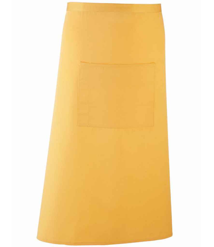Premier PR158 Sunflower Front - Apron Ready to be Embroidered and Printed by Custard Workwear - Cheap Personalised and Customised Workwear in Nottinghamshire, Derbyshire and Leicestershire