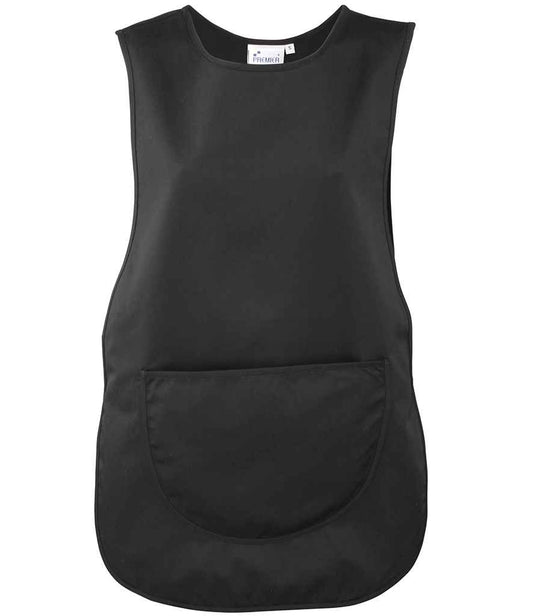 Premier PR171 Black Front - Tabard Ready to be Embroidered and Printed by Custard Workwear - Cheap Personalised and Customised Workwear in Nottinghamshire, Derbyshire and Leicestershire
