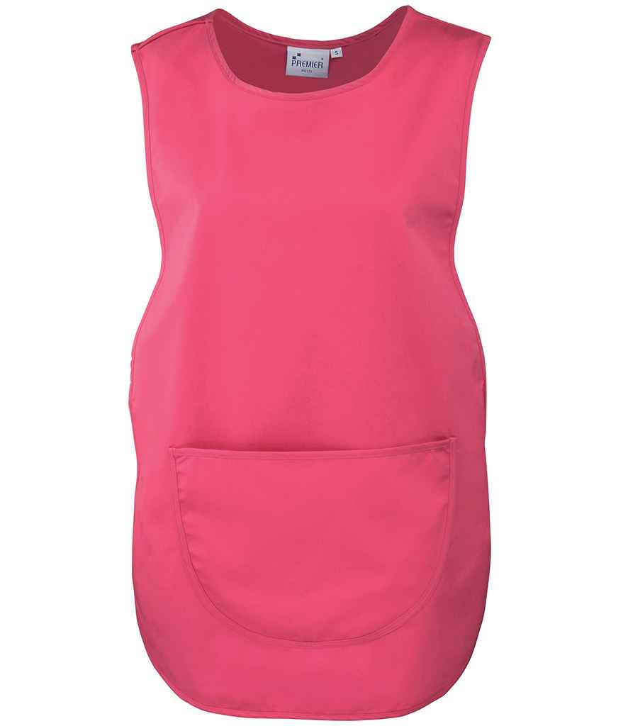 Premier PR171 Fuchsia Front - Tabard Ready to be Embroidered and Printed by Custard Workwear - Cheap Personalised and Customised Workwear in Nottinghamshire, Derbyshire and Leicestershire