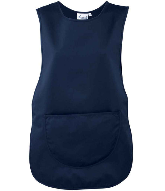 Premier PR171 Navy Front - Tabard Ready to be Embroidered and Printed by Custard Workwear - Cheap Personalised and Customised Workwear in Nottinghamshire, Derbyshire and Leicestershire