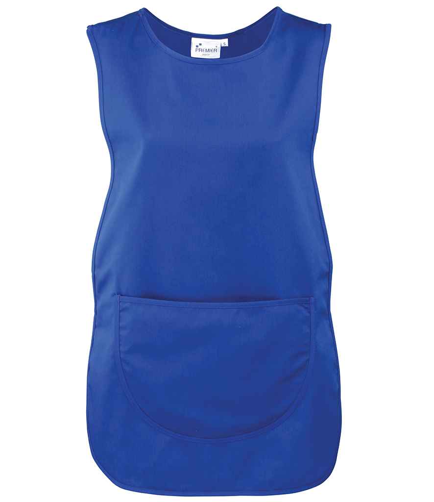 Premier PR171 Royal Blue Front - Tabard Ready to be Embroidered and Printed by Custard Workwear - Cheap Personalised and Customised Workwear in Nottinghamshire, Derbyshire and Leicestershire