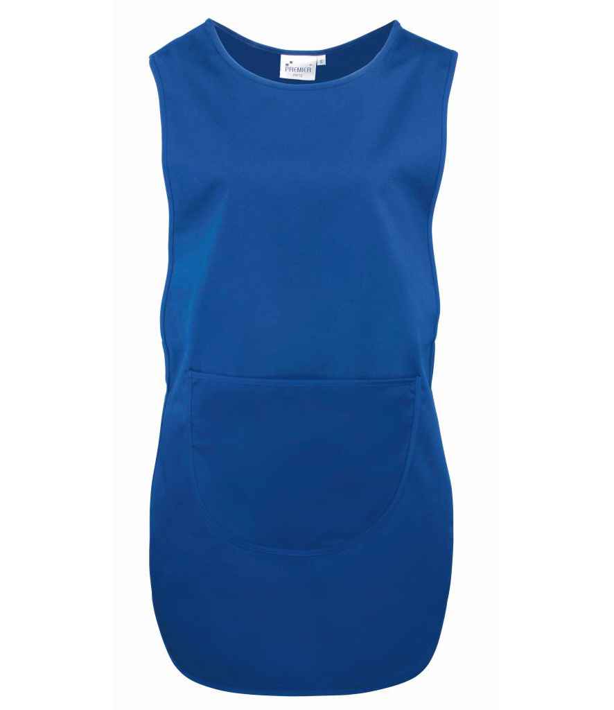 Premier PR172 Royal Blue Front - Tabard Ready to be Embroidered and Printed by Custard Workwear - Cheap Personalised and Customised Workwear in Nottinghamshire, Derbyshire and Leicestershire