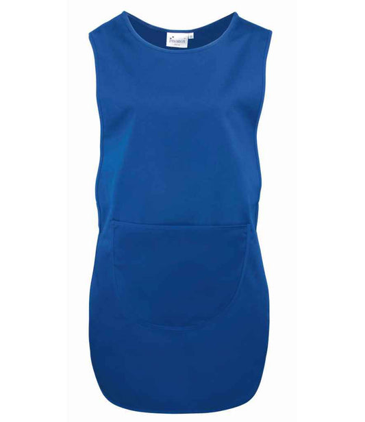 Premier PR172 Royal Blue Front - Tabard Ready to be Embroidered and Printed by Custard Workwear - Cheap Personalised and Customised Workwear in Nottinghamshire, Derbyshire and Leicestershire