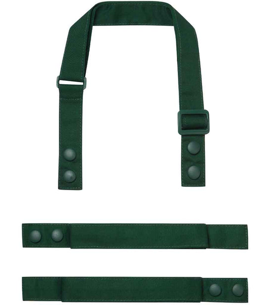 Premier PR191 Bottle Green Front - Apron Ready to be  by Custard Workwear - Cheap Personalised and Customised Workwear in Nottinghamshire, Derbyshire and Leicestershire