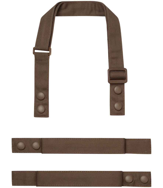 Premier PR191 Brown Front - Apron Ready to be  by Custard Workwear - Cheap Personalised and Customised Workwear in Nottinghamshire, Derbyshire and Leicestershire