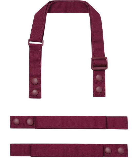 Premier PR191 Burgundy Front - Apron Ready to be  by Custard Workwear - Cheap Personalised and Customised Workwear in Nottinghamshire, Derbyshire and Leicestershire