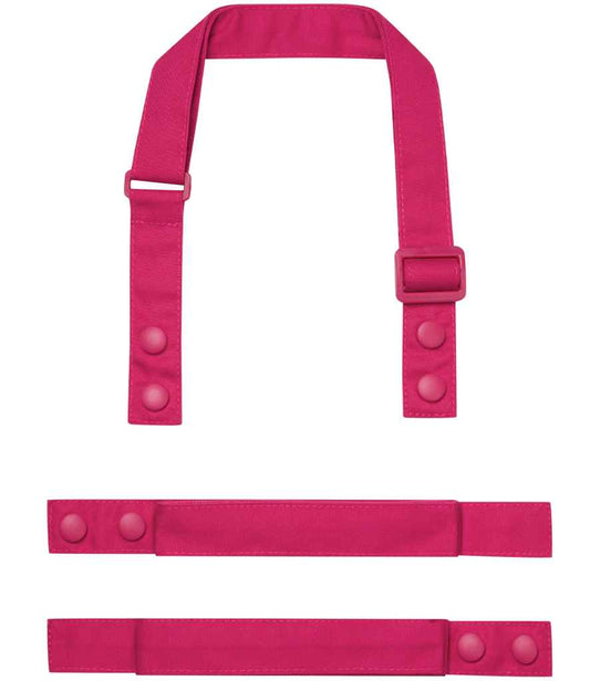 Premier PR191 Hot Pink Front - Apron Ready to be  by Custard Workwear - Cheap Personalised and Customised Workwear in Nottinghamshire, Derbyshire and Leicestershire