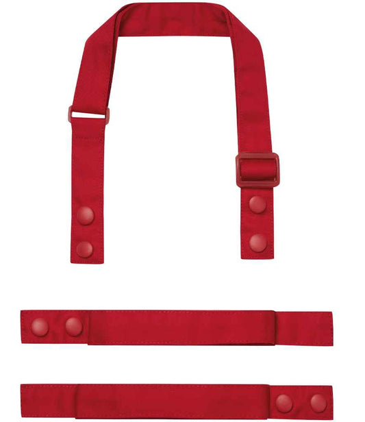 Premier PR191 Red Front - Apron Ready to be  by Custard Workwear - Cheap Personalised and Customised Workwear in Nottinghamshire, Derbyshire and Leicestershire