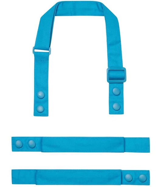 Premier PR191 Turquoise Blue Front - Apron Ready to be  by Custard Workwear - Cheap Personalised and Customised Workwear in Nottinghamshire, Derbyshire and Leicestershire