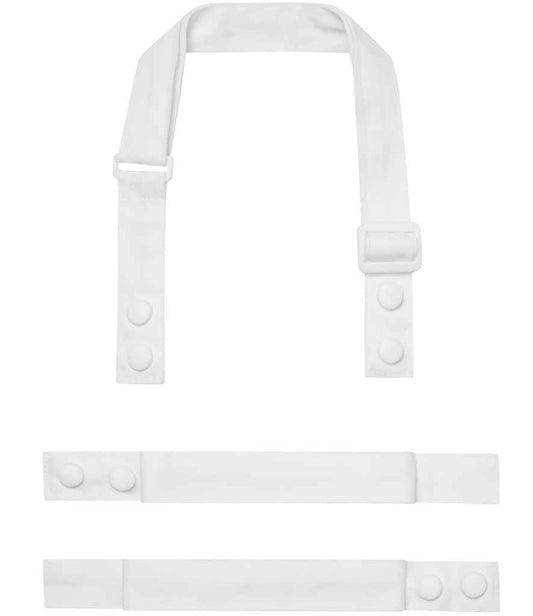 Premier PR191 White Front - Apron Ready to be  by Custard Workwear - Cheap Personalised and Customised Workwear in Nottinghamshire, Derbyshire and Leicestershire