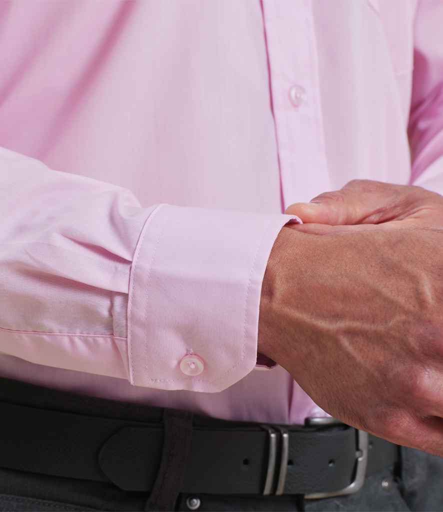 Premier PR200 Pink Model - Shirt Ready to be Embroidered and Printed by Custard Workwear - Cheap Personalised and Customised Workwear in Nottinghamshire, Derbyshire and Leicestershire