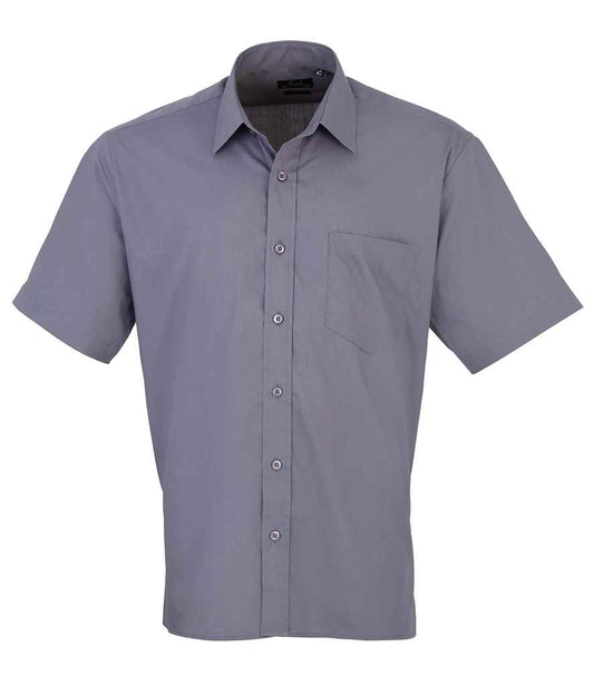 Premier PR202 Steel Front - Shirt Ready to be Embroidered and Printed by Custard Workwear - Cheap Personalised and Customised Workwear in Nottinghamshire, Derbyshire and Leicestershire