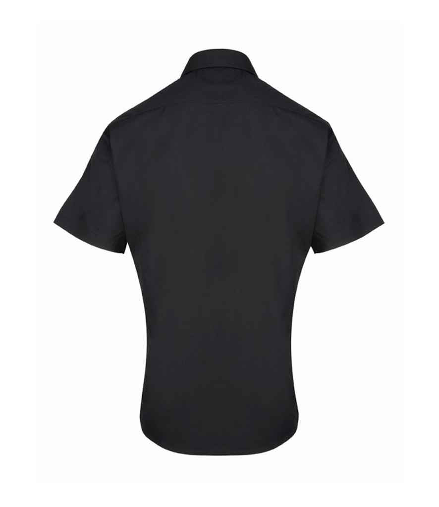 Premier PR209 Black Back - Shirt Ready to be Embroidered and Printed by Custard Workwear - Cheap Personalised and Customised Workwear in Nottinghamshire, Derbyshire and Leicestershire
