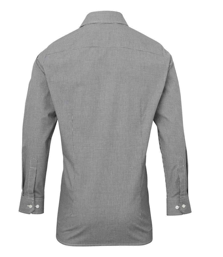 Premier PR220 Black/White Back - Shirt Ready to be Embroidered and Printed by Custard Workwear - Cheap Personalised and Customised Workwear in Nottinghamshire, Derbyshire and Leicestershire