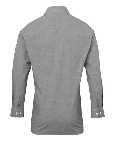 Premier PR220 Black/White Back - Shirt Ready to be Embroidered and Printed by Custard Workwear - Cheap Personalised and Customised Workwear in Nottinghamshire, Derbyshire and Leicestershire