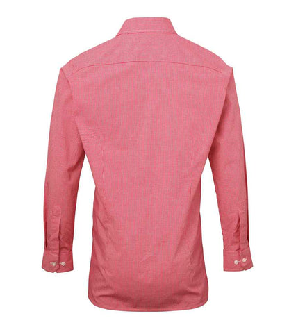Premier PR220 Red/White Back - Shirt Ready to be Embroidered and Printed by Custard Workwear - Cheap Personalised and Customised Workwear in Nottinghamshire, Derbyshire and Leicestershire