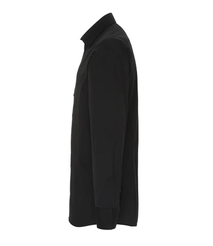 PR244 - Men's Long Sleeve Stretch Fit Poplin Shirt | Black