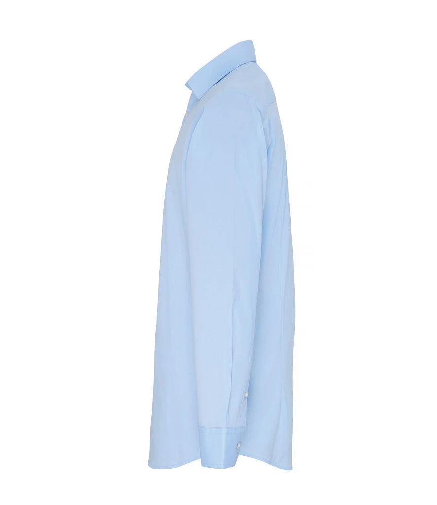 PR244 - Men's Long Sleeve Stretch Fit Poplin Shirt | Pale Blue