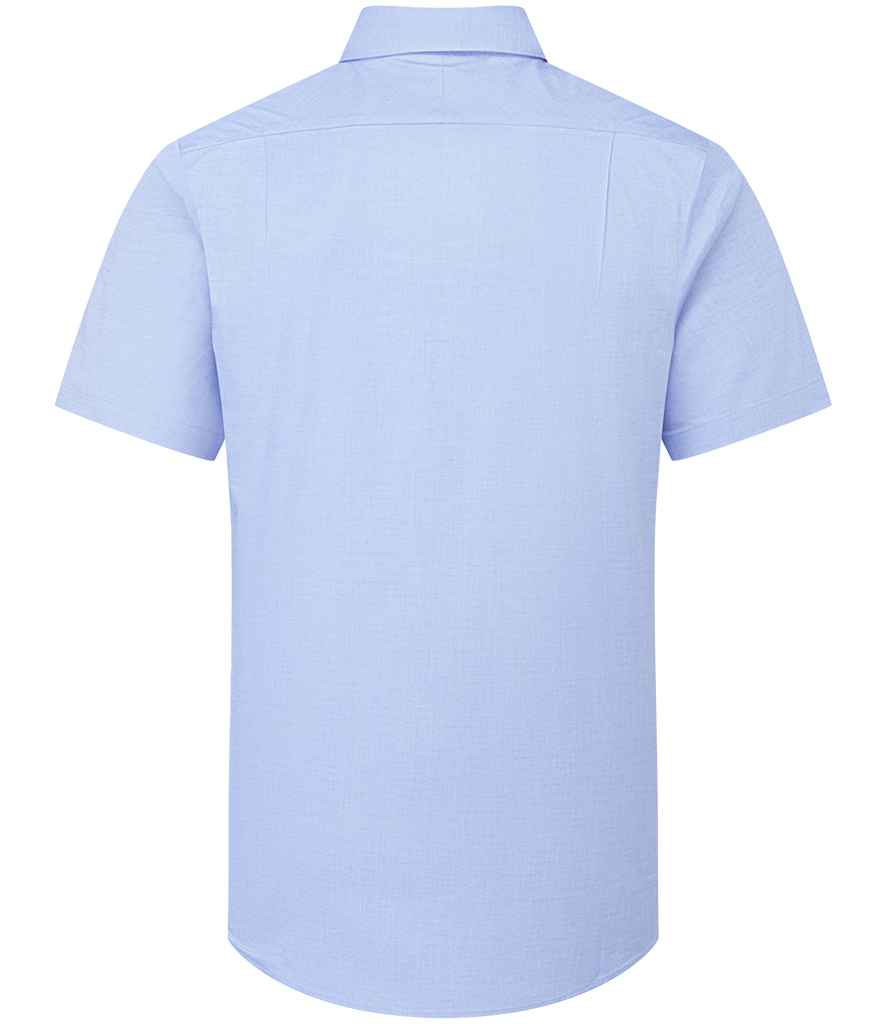 Premier PR286 Oxford Blue Back - Shirt Ready to be Embroidered and Printed by Custard Workwear - Cheap Personalised and Customised Workwear in Nottinghamshire, Derbyshire and Leicestershire