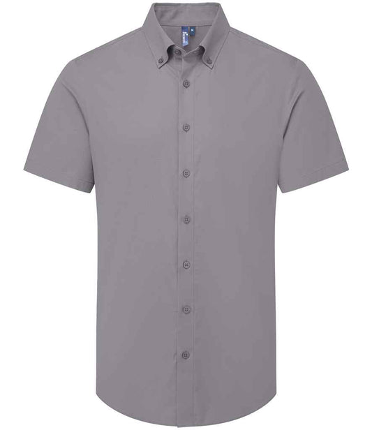 Premier PR286 Steel Front - Shirt Ready to be Embroidered and Printed by Custard Workwear - Cheap Personalised and Customised Workwear in Nottinghamshire, Derbyshire and Leicestershire