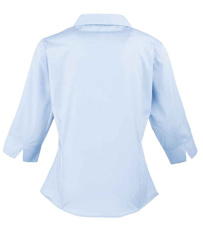 Premier PR305 Light Blue Back - Shirt Ready to be Embroidered and Printed by Custard Workwear - Cheap Personalised and Customised Workwear in Nottinghamshire, Derbyshire and Leicestershire