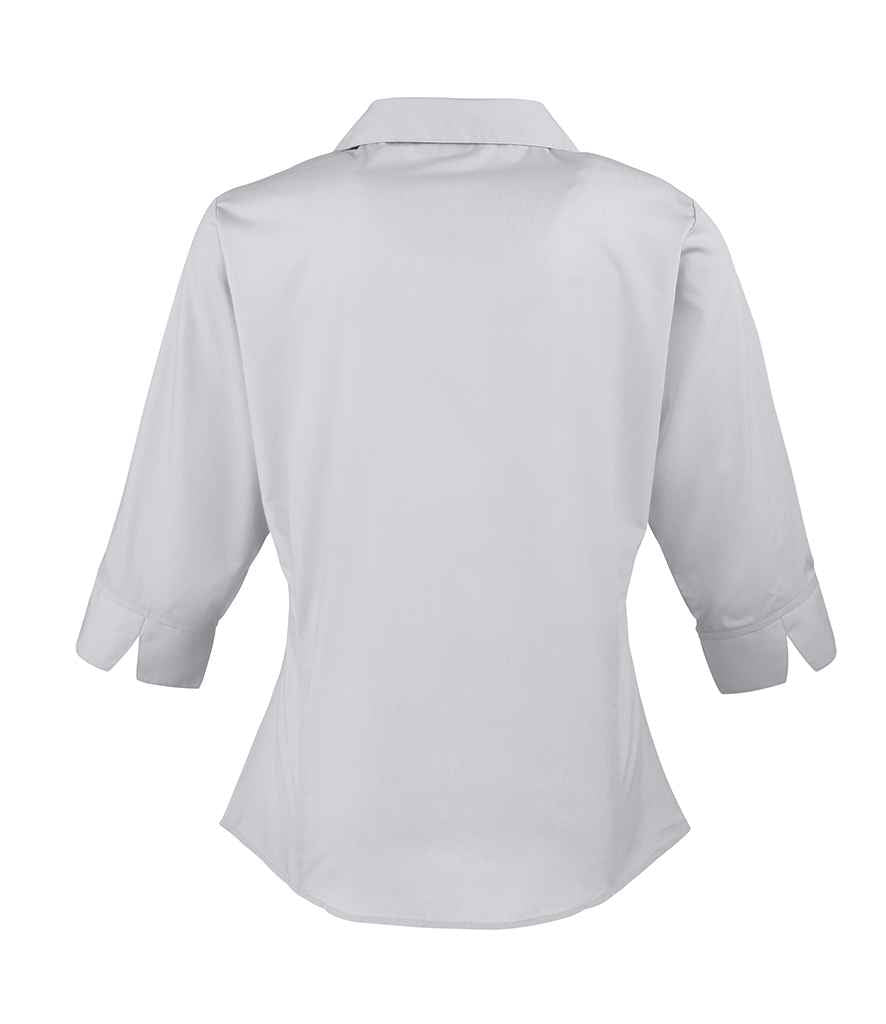 Premier PR305 Silver Back - Shirt Ready to be Embroidered and Printed by Custard Workwear - Cheap Personalised and Customised Workwear in Nottinghamshire, Derbyshire and Leicestershire