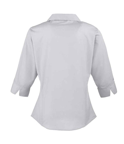 Premier PR305 Silver Back - Shirt Ready to be Embroidered and Printed by Custard Workwear - Cheap Personalised and Customised Workwear in Nottinghamshire, Derbyshire and Leicestershire